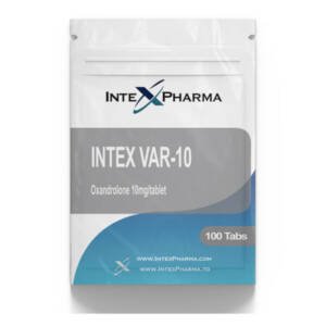 Intex Pharma VAR 10 – 10mg x 100 tabs (Anavar)