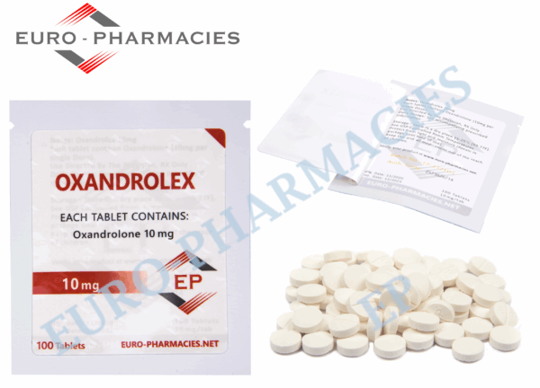 Euro Pharmacies Oxandrolex 10 (Anavar) – 10mg tab – 100 tab bag