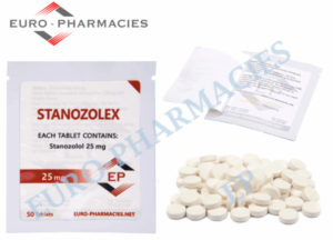 Euro Pharmacies Stanozolex 25 (Winstrol) – 25mg/tab -50 tab/bag